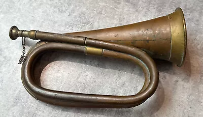 Vintage Copper And Brass Military Bugle • $44.21