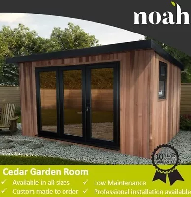 20x10 Cedar Garden Room Home Office Home Gym Studio Summerhouse Log Cabin • £15655