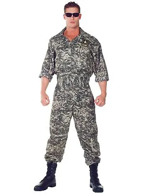 US Army Jumpsuit Soldier Military Uniform Navy Combat Men Costume Plus 2XL • £61.14