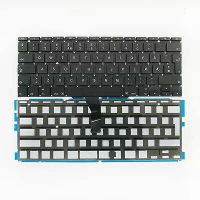 Norway Norwegian Keyboard + Backlight For Macbook Air 11  A1465 A1370 2011-2015 • $21.49