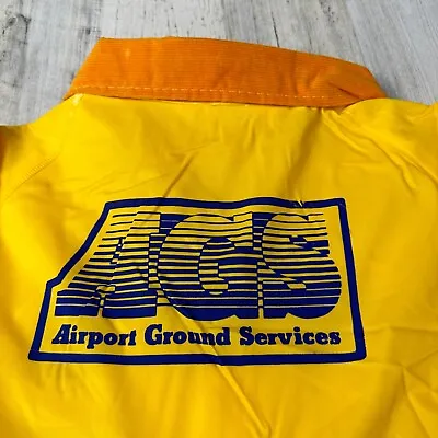 Vintage Yellow Raincoat XL Heavy Duty PVC Airport Ground Services Workwear NOS • $83.21