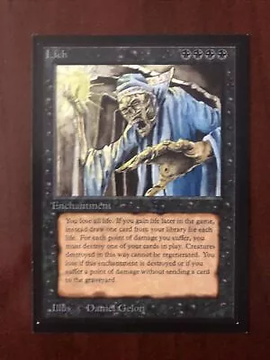 Lich X (1) MTG - Collector's Edition - EX/NM - R114 - 4RCards • $129.90
