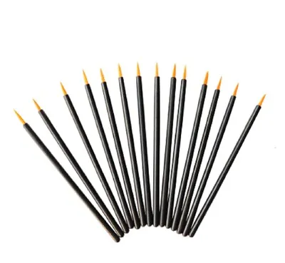 100 Pcs Disposable Fine Tip Eyeliner Brushes - Eye Wands Makeup Applicators Set • $8.99