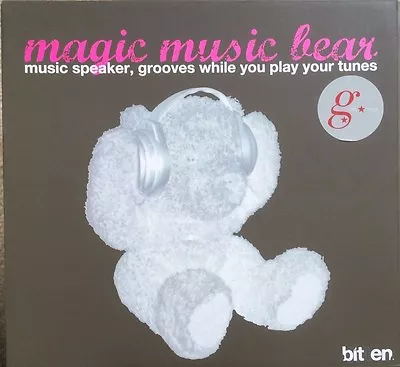 Dancing Magic Music Brown Bear With Headphone Speaker Brand New In Original Box • $27.90