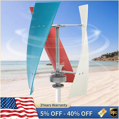 Helix Vertical Wind Turbine Wind Generator 12V 400W Windmill+Controller Maglev • $209