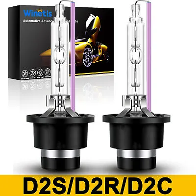 2PCS D2S D2C 6000K 8000K 10000K 85122 66240 66040 HID Xenon Headlight Bulbs Set • $13.98