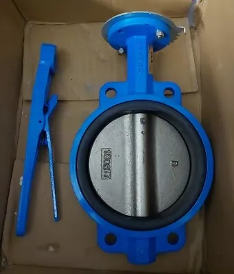 Watts Wafer Style Butterfly Valve 8  With Lever New Open Box 416 Stainless Steel • $249