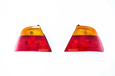 BMW E46 Rear Euro Tail Lights Set Left Right Used 63218383099 63218383100 • $120