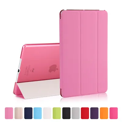 For IPad 8th Gen (10.2 2020) Leather Case Crystal Clear Back Stand Slim Cover UK • £6.98