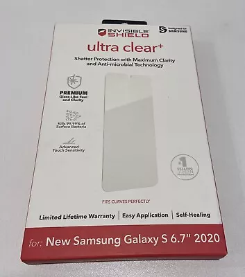 Invisible Shield (ZAGG) Ultra Clear+ Glass Samsung Galaxy S 6.7  2020 NEW In Box • $7.99