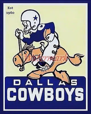 NFL 1960 Dallas Cowboys Vintage Logo Color 8 X 10 Photo Picture • $5.59