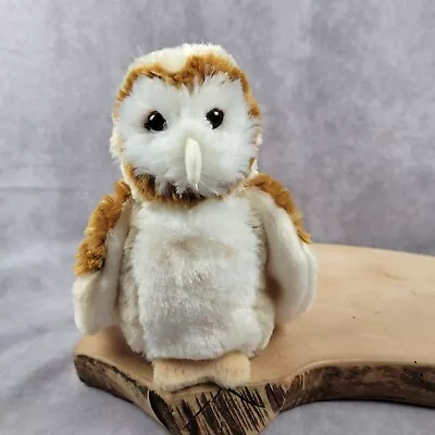 Douglas Rafter Plush Barn Owl 2014 Brown Stuffed Animal 7  Cuddle Toys #4084 • $7.23