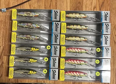 4 Different LOT Of 12 Salmo Freediver 12 SD 4 3/4  Deep Diving Crankbait Lure • $97.49