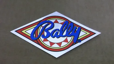 Classic Bally Pinball Machine Coin Door Decal GREAT FOR ANY RESTORATION • $6.25