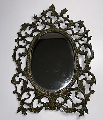 Silvestri Mirror Or Frame. Oval 5x7. Ornate! Art Nouveau. Vintage. • $38.90