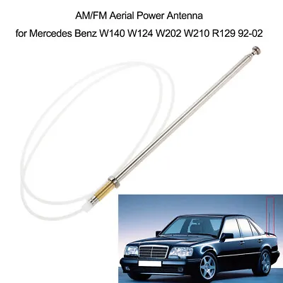 AM/FM Aerial Power Antenna For Mercedes Benz W140 W124 W202 W210 R129 92-02 I9D5 • $12.61