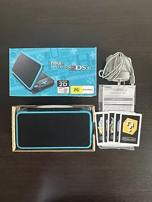 New Nintendo 2DS XL - Black & Blue With Box And Charger • $299.99