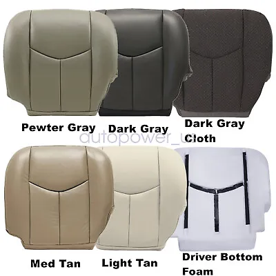 For 2003 2004 2005 2006 GMC Sierra 1500 2500 3500 Replacement Bottom Seat Cover • $22.15