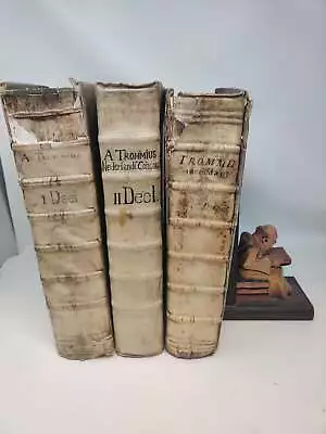 Abraham Trommius / VOLKOMENE NEDERLANDSCHE CONCORDANTIE OFTE Signed 1st Ed 1691 • $660