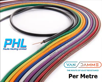 Van Damme Pro Grade Classic XKE Instrument Cable Sold By The Metre / 10 Colours • £1.45