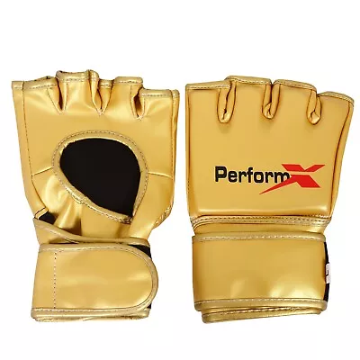 MMA UFC Leather Fight Gloves Kick Thai Boxing Gloves Sparring Gym Punch Bag • $16.30