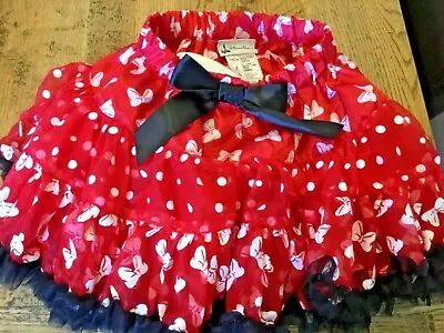 DISNEY PARKS USA NEW 5-6 Yrs MINNIE MOUSE FANCY DRESS Up GIRLS TUTU SKIRT Dance  • £21.66