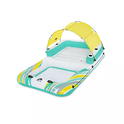 Summer Oasis 4-Person Inflatable Island Inflatable Float 10' X 6' X 23  Adult • $155.32