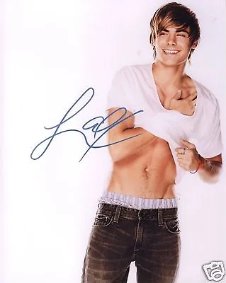 Zac Efron Autograph Signed Pp Photo Poster • £6.89
