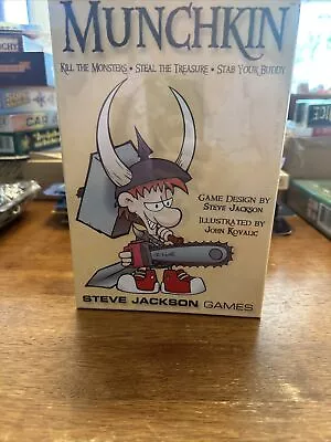 Steve Jackson Games Munchkin Original Complete Game Unopened • $10.99