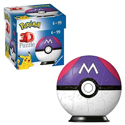 £7.89 • Buy Ravensburger 11564 Pokemon Master Ball 3D Jigsaw Puzzle For Kids And Adults Age 