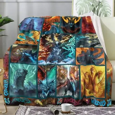  Classical Monster Blanket Soft Fleece Throw Blanket For Couch 40x50in Color1 • $39.97