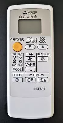 $95 • Buy Mitsubishi Electric Air Conditioner Remote Control MS20A