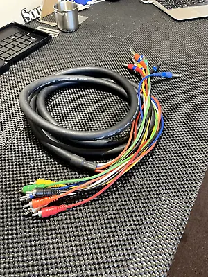 1/4  TS Male To RCA Male Audio Snake (8-Channel) 10ft • $15