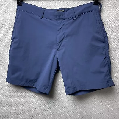 J Crew Shorts Mens 32 Blue Stretch Flat Front Chino Preppy Summer Casual • $9.99