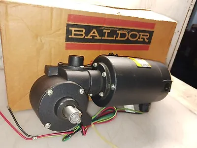 New Baldor 1/8 Hp Dc Electric Gear Motor 73-eb-0 Frame 90 Vdc 12 Rpm Output Dcpm • $539.99