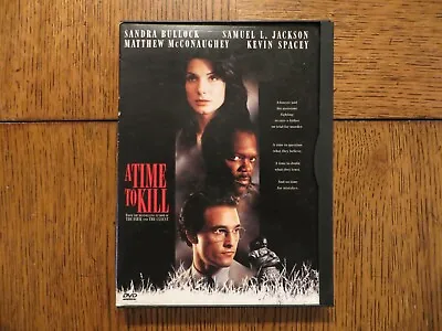 A Time To Kill - Matthew McConaughey Sandra Bullock - 1996 - DVD VERY GOOD!!! • $7.99