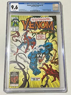 Venom: Lethal Protector # 5 (6/93) CGC Graded Comic Book 9.6 NM+ WP 1st Appear's • $57.03