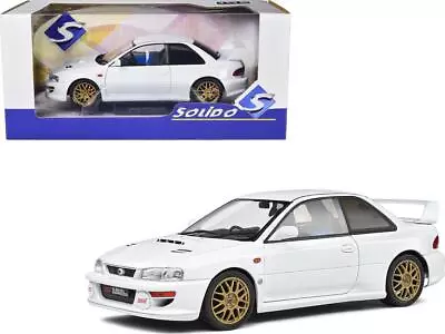 1998 Subaru Impreza 22B RHD (Right Hand Drive) Pure White With Gold Wheels 1/18 • $78.99