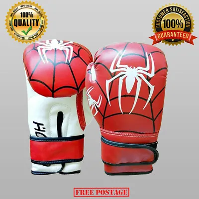 £12.99 • Buy Hotzo MMA Spiderman Boxing Gloves, Muay Thai Training Gloves For Juniors ( 6oz )