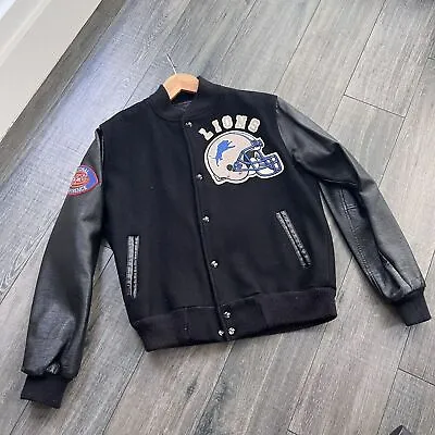 Mens Detroit Lions Vintage 80’s Varsity Jacket • $104.99