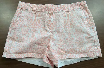 Elle Women's Size 6 Peach Color  Casual Shorts Print Summer Shorts NICE! • $5.50