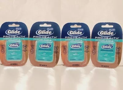 (4) Oral-B Glide LOT PRO-HEALTH Comfort Plus Mint Floss Oral B Dental Teeth Bulk • $22.95