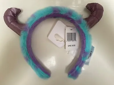 Disney Parks Pixar Monsters Inc Sulley Horns Ears Headband One Size • $25