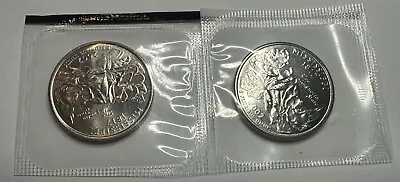 2002-P&D Mississippi State Quarters 25cent 2 Coin Set In Mint Set Cellophane • $1.75