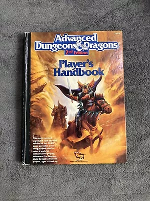 Players Handbook 1989 Advanced Dungeons And Dragons 2nd Edition Hardcover TSR • $64.90