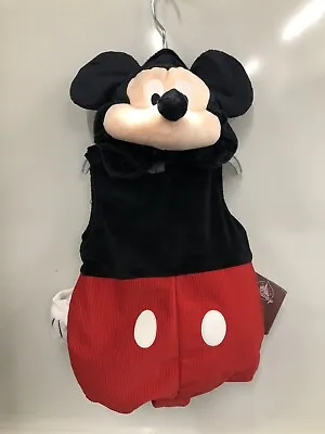 Disney Store Mickey Mouse Plush Costume For Baby Size 6-12 Months NWT • $34.95