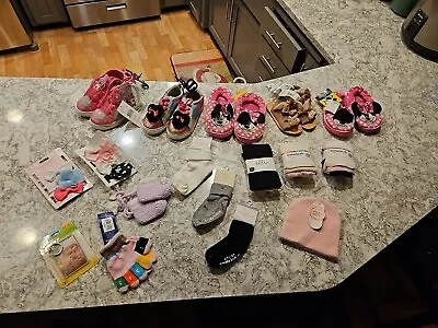 Lot/Bundle Of 5 Girls Shoes 8-11 NEW PLUS EXTRAS MINNIE MOUSE TIGHTS Lot 4  • $26.99