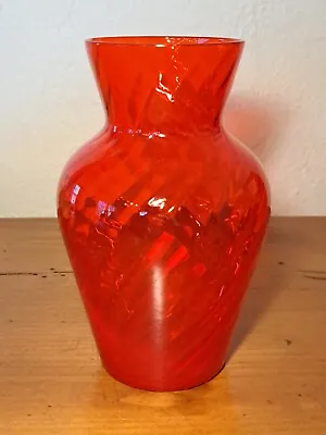 Morgantown Red Crystal Vase  • $14