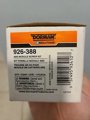 Dorman 926-388 ABS Control Module Bolt • $12.99