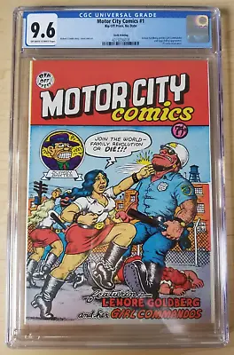 Motor City Comics #1 - CGC 9.6 (1969 Rip Off Press) 6th Printing R Crumb • $499.99